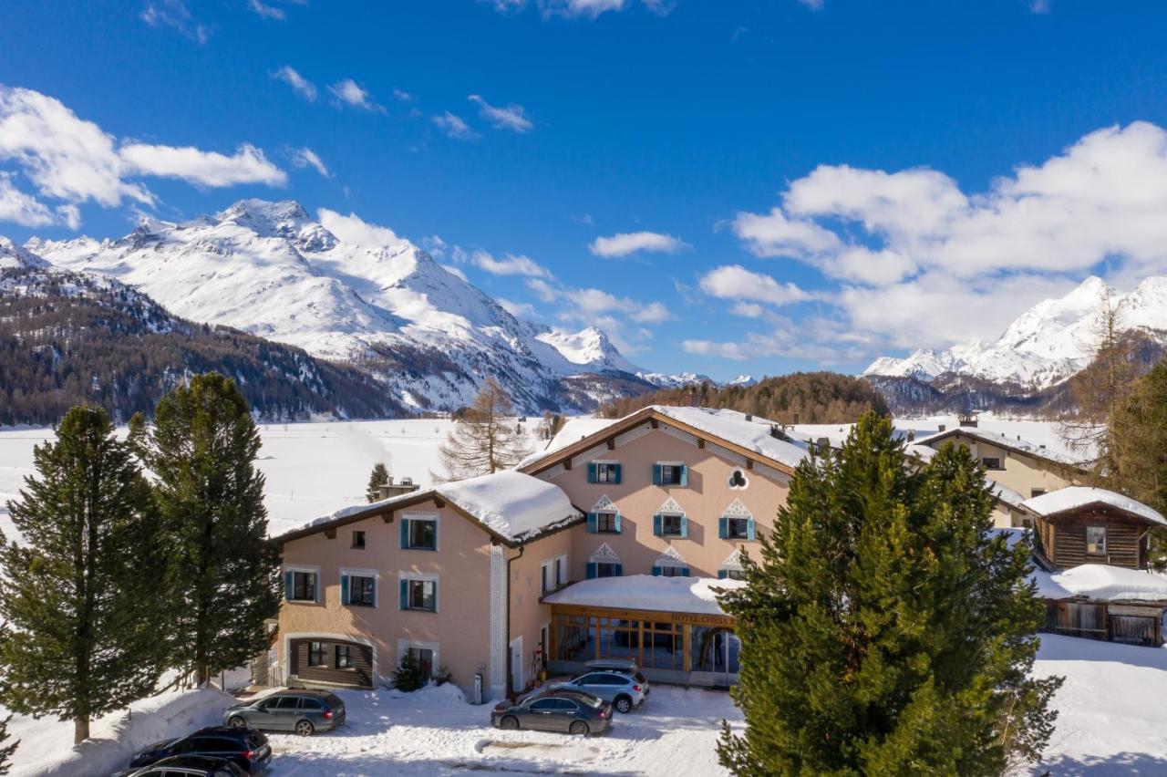 Hotel Chesa Randolina Sils Maria Bagian luar foto