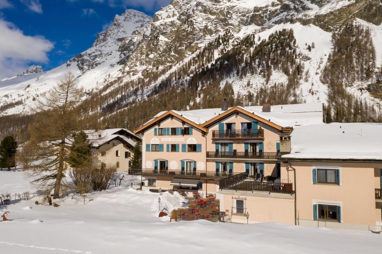 Hotel Chesa Randolina Sils Maria Bagian luar foto