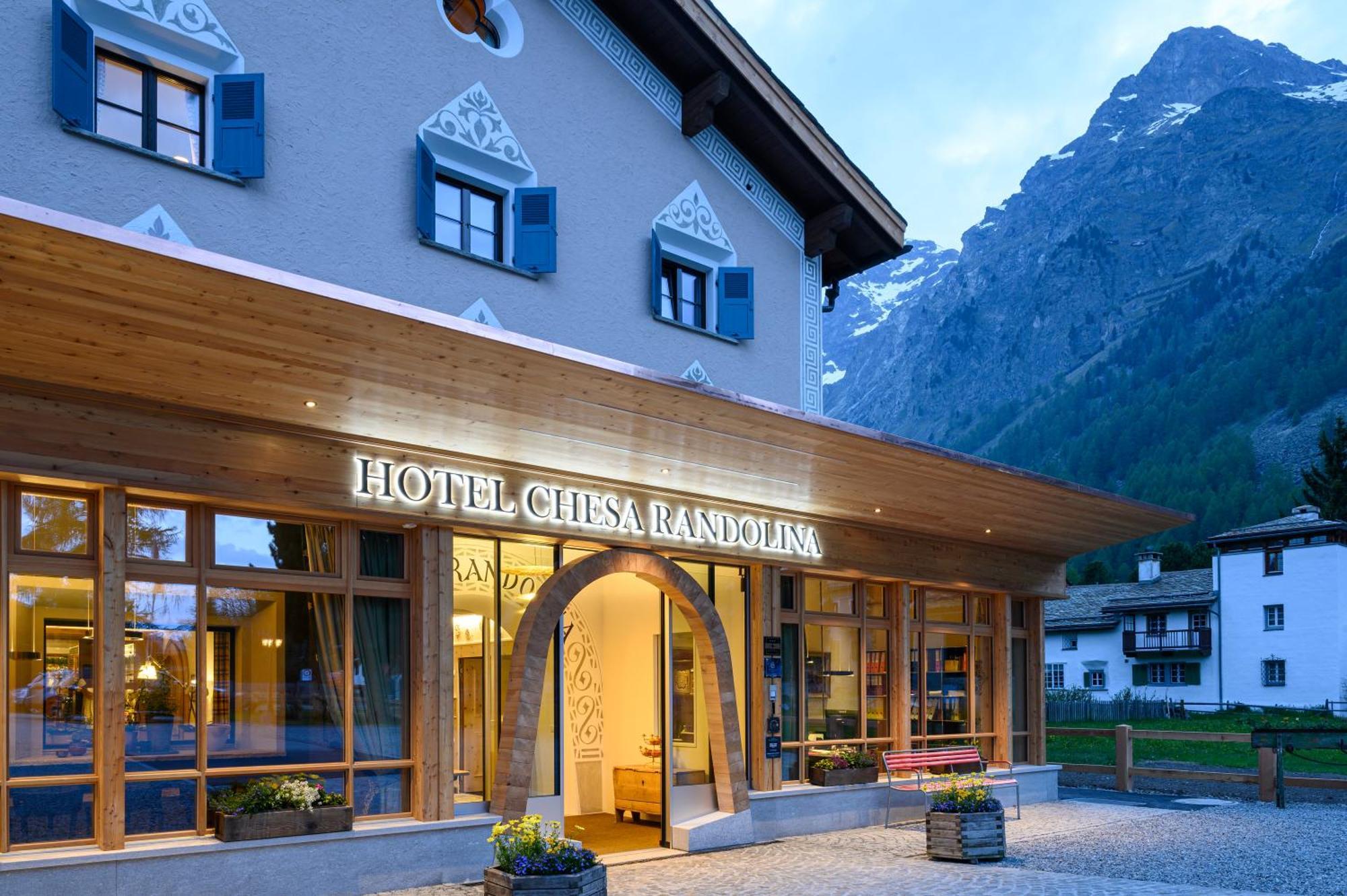 Hotel Chesa Randolina Sils Maria Bagian luar foto