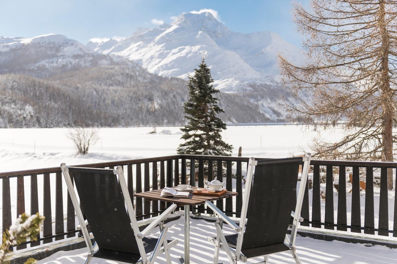 Hotel Chesa Randolina Sils Maria Bagian luar foto