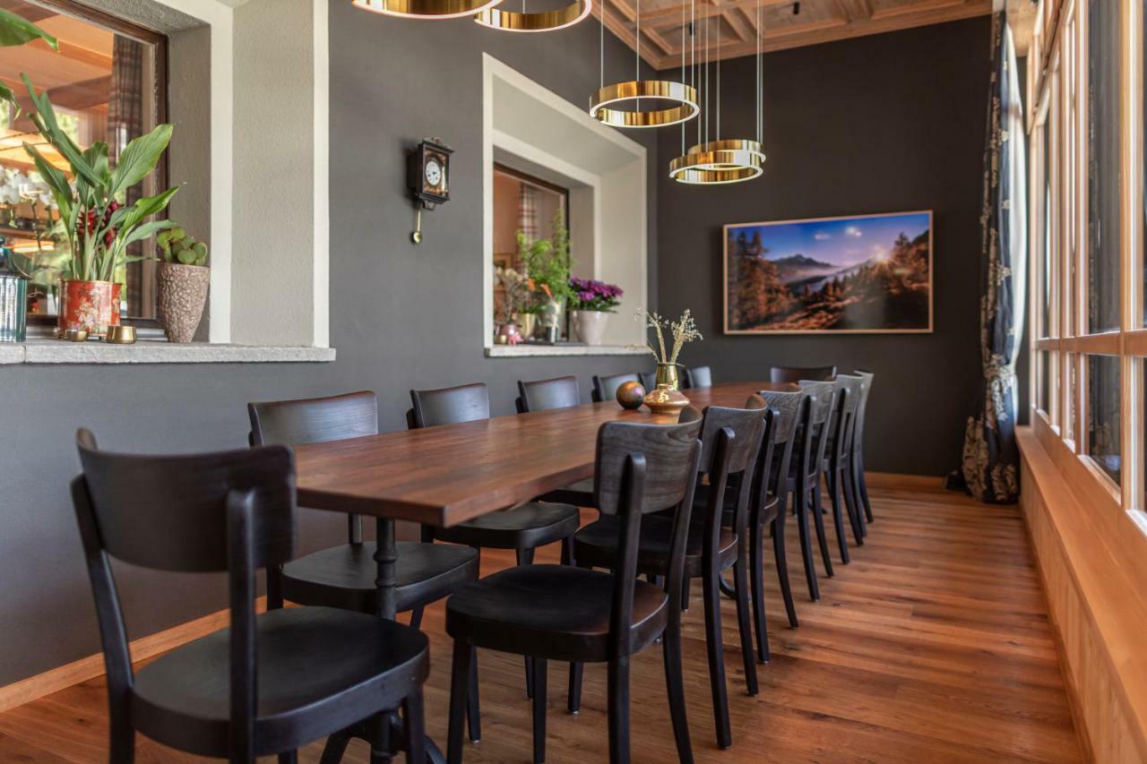 Hotel Chesa Randolina Sils Maria Bagian luar foto