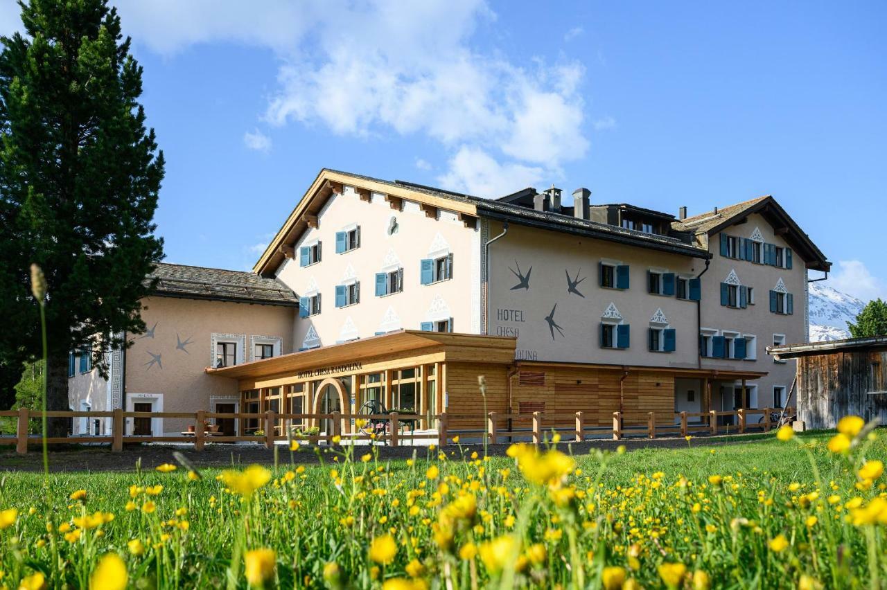 Hotel Chesa Randolina Sils Maria Bagian luar foto