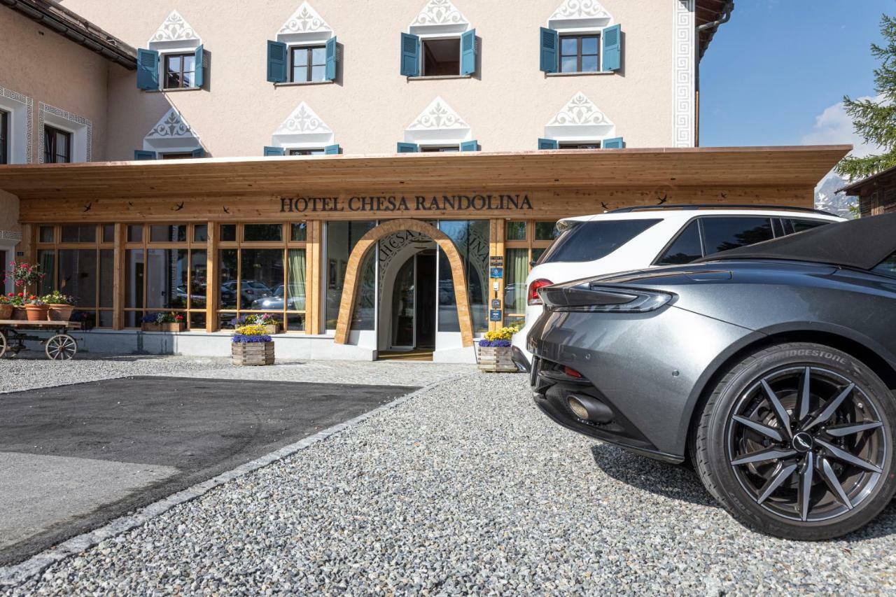 Hotel Chesa Randolina Sils Maria Bagian luar foto