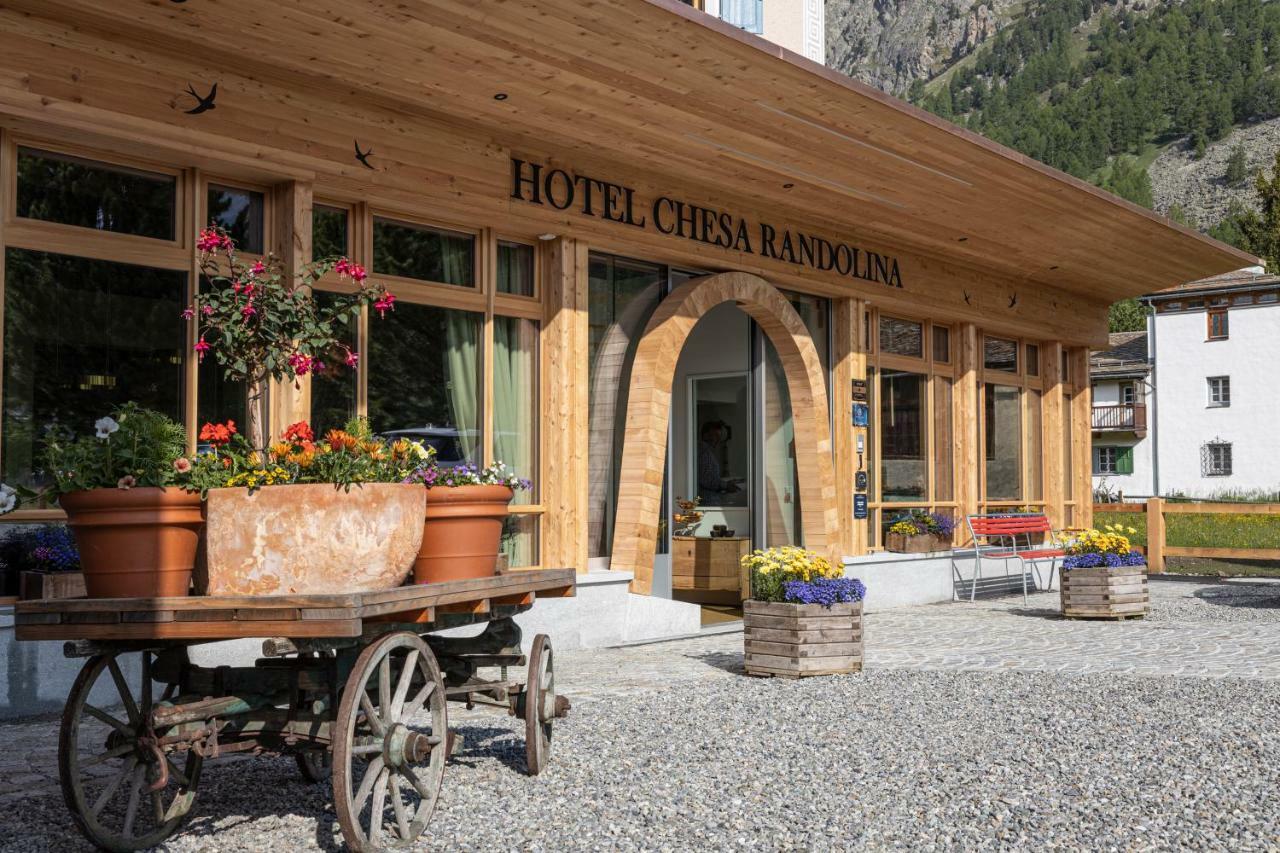 Hotel Chesa Randolina Sils Maria Bagian luar foto
